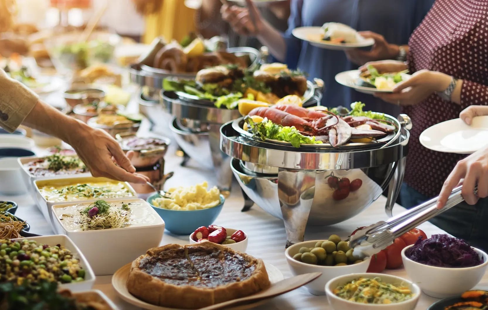 3 elementos de un Buffet